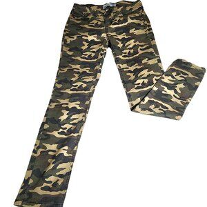 Blue Epic Camo Skinny Jeans Jeggings Stretch Comfortable - Women's Size 2 EUC